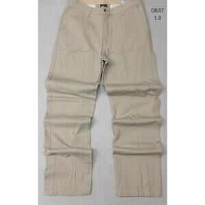 Wrangler Riata (32x34) Men's Beige Straight Fit Pants